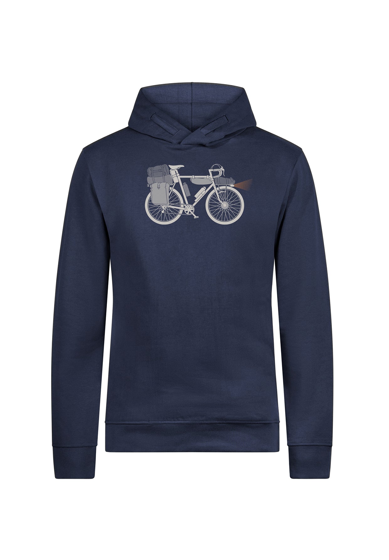 Blau:  Kuschliger Hoodie aus Bio-Baumwolle für Herren [19666]