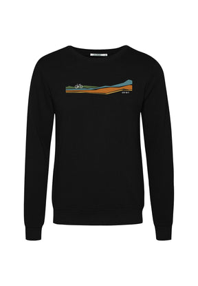 Black: Gemütliches Sweatshirt aus Bio-Baumwolle für Herren [19676]