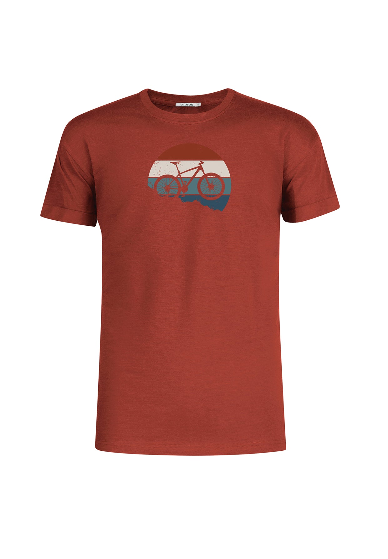 Grau:  Lässiges T-Shirt aus Bio-Baumwoll Mix für Herren [19702]