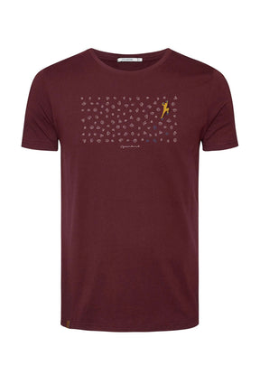 Velvet Rain: Sportliches T-Shirt aus Bio-Baumwolle für Herren [19724]