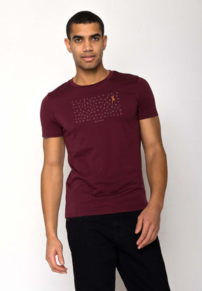 Velvet Rain: Sportliches T-Shirt aus Bio-Baumwolle für Herren [19725]