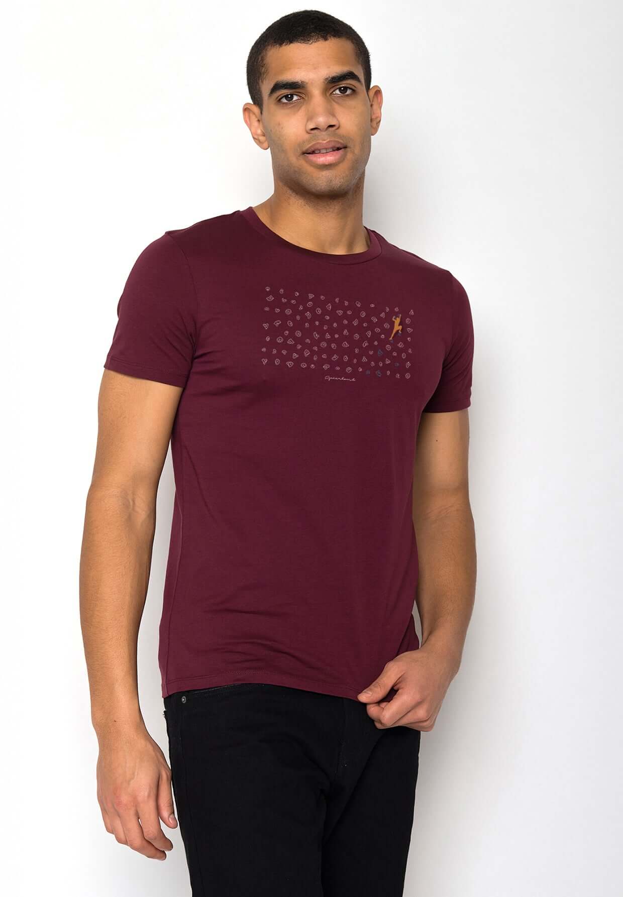 Velvet Rain: Sportliches T-Shirt aus Bio-Baumwolle für Herren [19726]