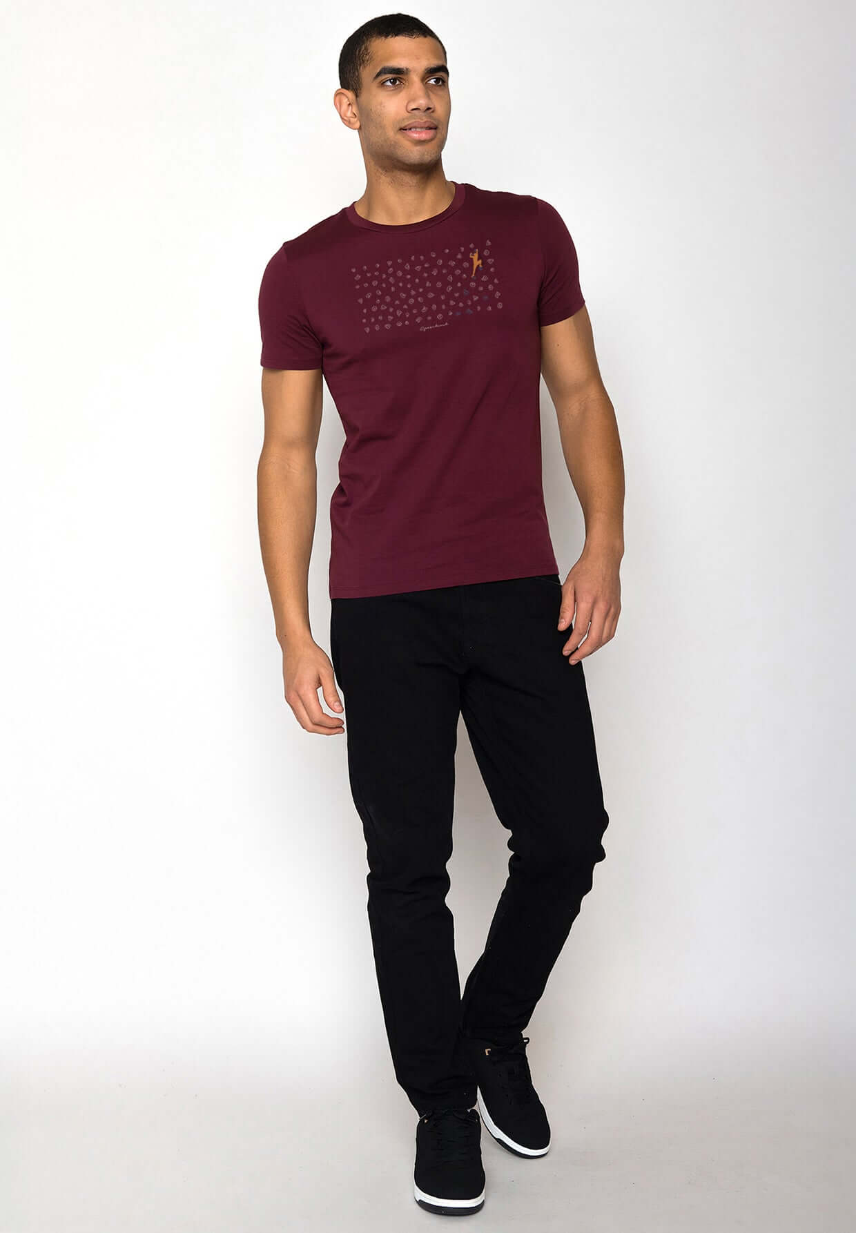Velvet Rain: Sportliches T-Shirt aus Bio-Baumwolle für Herren [19729]