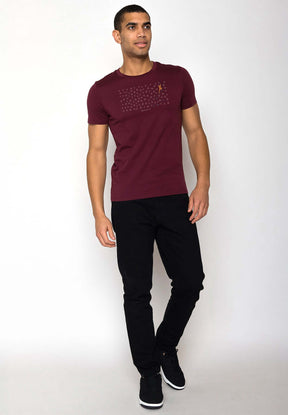 Velvet Rain: Sportliches T-Shirt aus Bio-Baumwolle für Herren [19729]