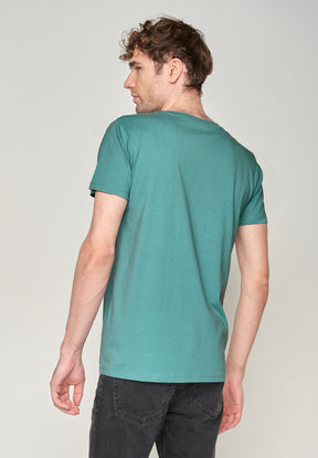 Citadel Blue: Sportliches T-Shirt aus Bio-Baumwolle für Herren [1984]