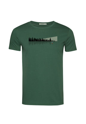 Grün:  Sportliches T-Shirt aus Bio-Baumwolle für Herren [19869]