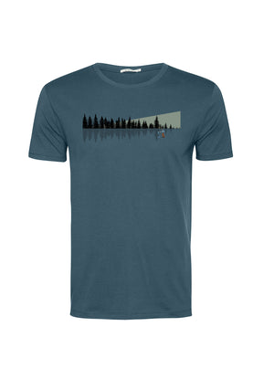 Blue Stone: Sportliches T-Shirt aus Bio-Baumwolle für Herren [19875]