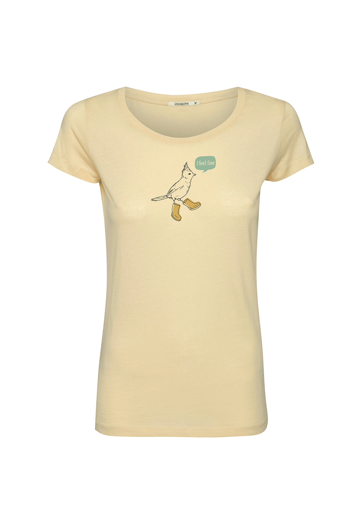 Vanilla: Sportliches T-Shirt aus Bio-Baumwolle für Damen [19919]