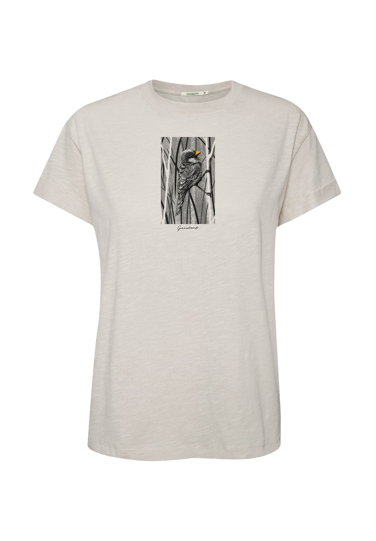 Weiß:  Lässiges T-Shirt aus Bio-Baumwolle für Damen [19992]