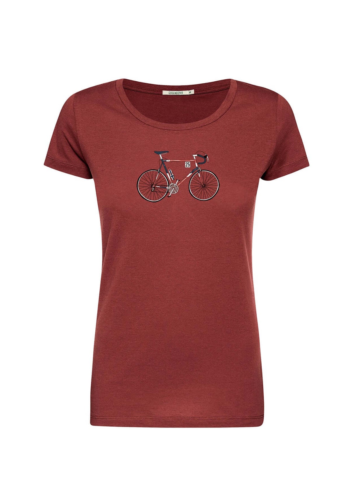 Dusty Berry: Sportliches T-Shirt aus Bio-Baumwolle für Damen [20063]