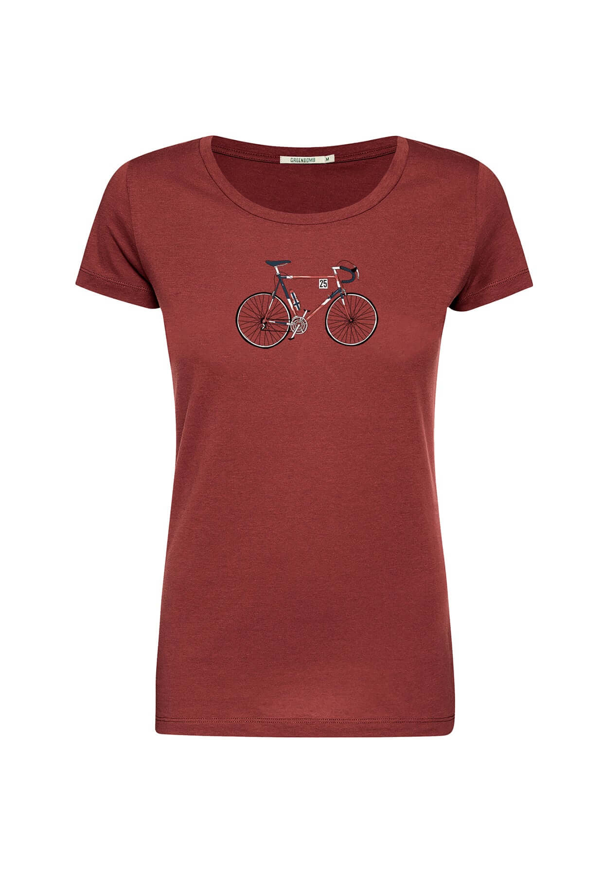Dusty Berry: Sportliches T-Shirt aus Bio-Baumwolle für Damen [20063]