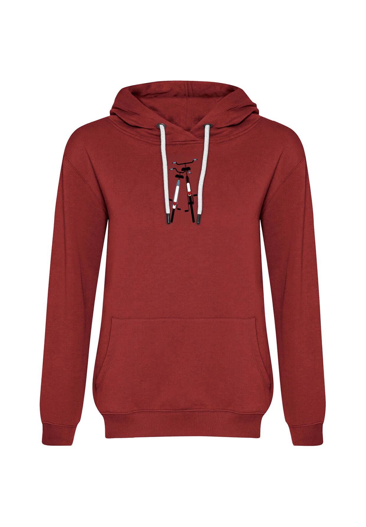 Red Berry: Gemütlicher Hoodie aus Bio-Baumwolle für Damen [20076]