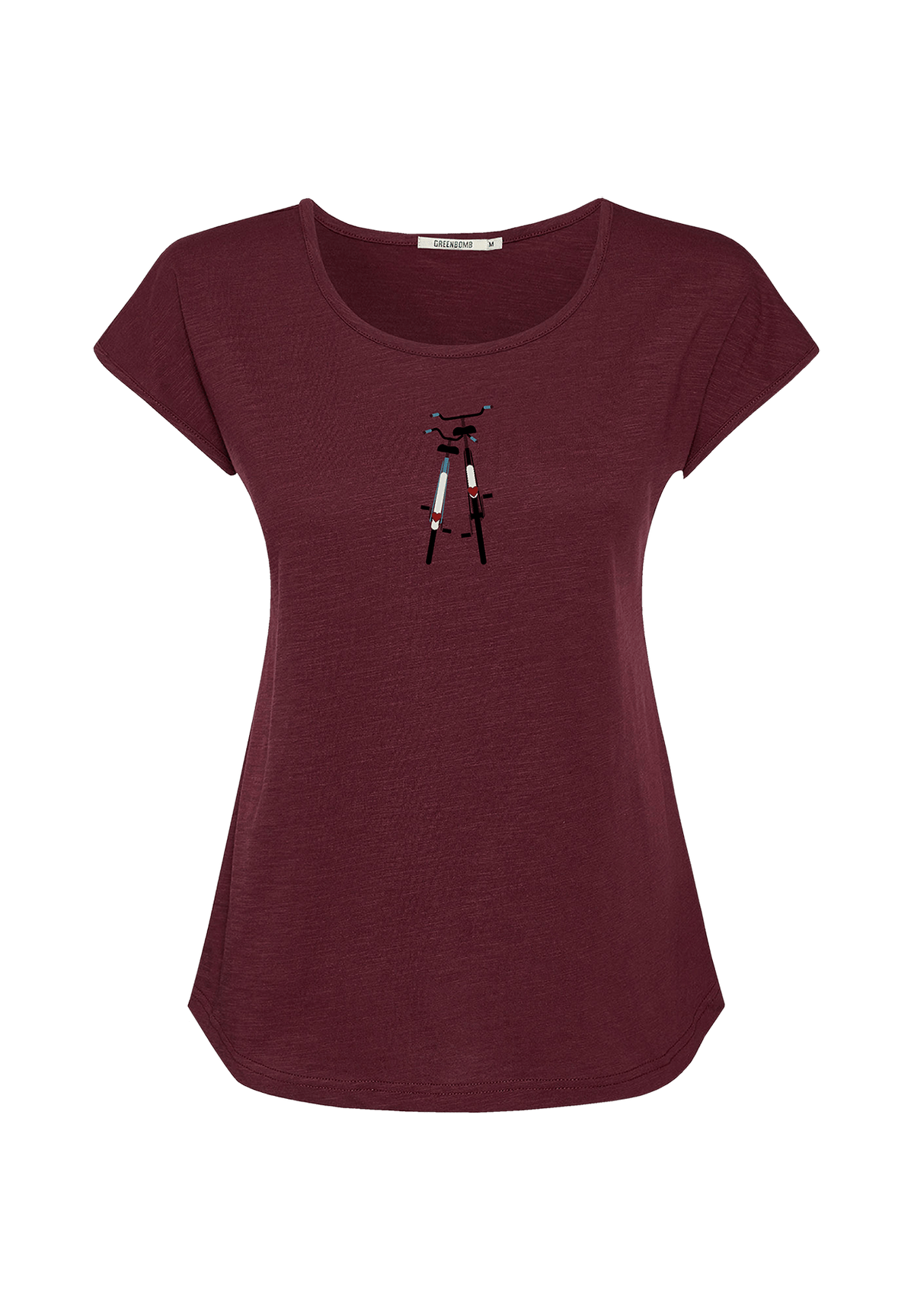 Velvet Rain: Lässiges T-Shirt aus Bio-Baumwolle für Damen [20083]