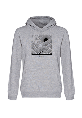 Heather Grey: Gemütlicher Hoodie aus Bio-Baumwolle für Damen [20145]