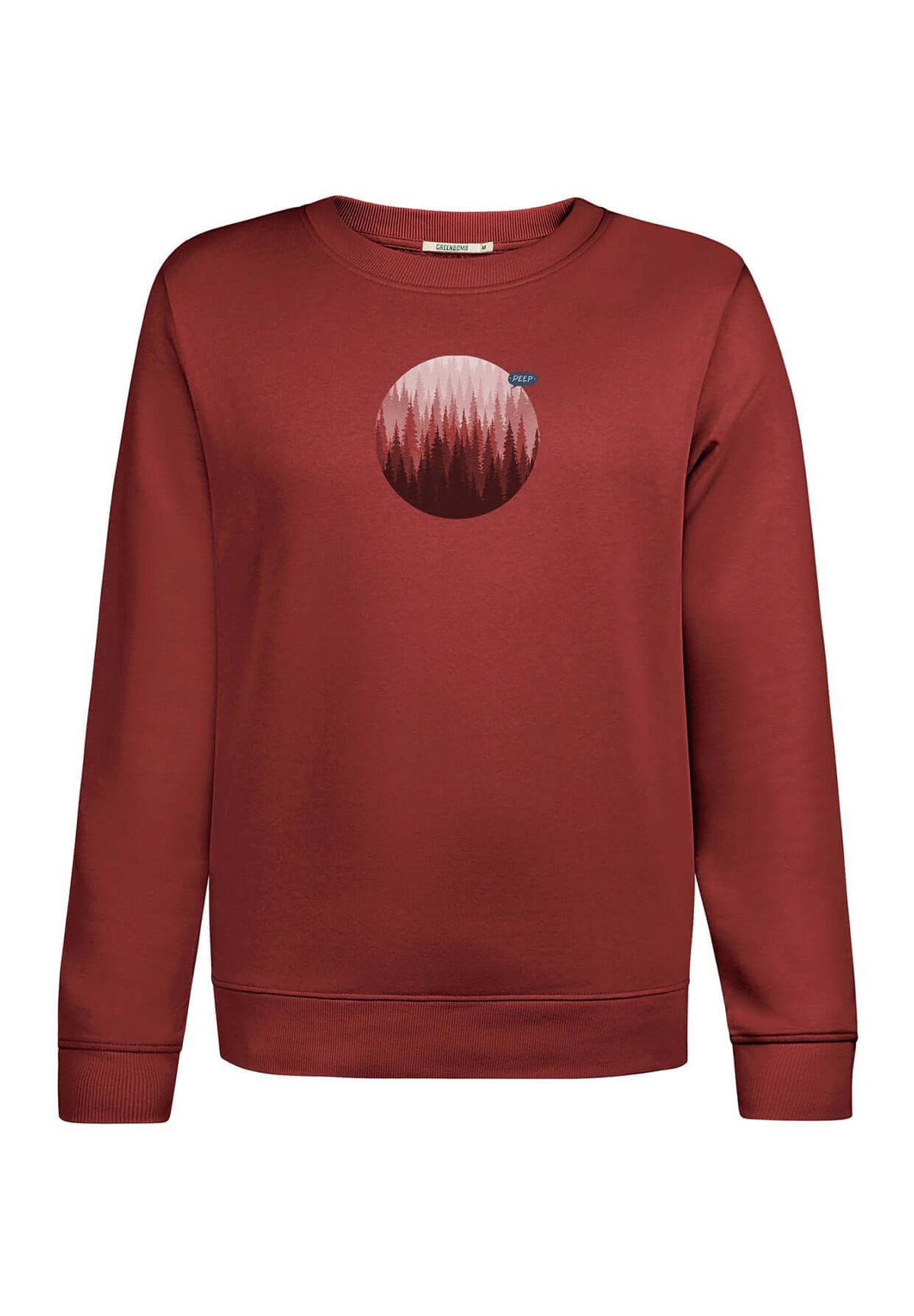 Red Berry: Gemütliches Sweatshirt aus Bio-Baumwolle für Damen [20170]