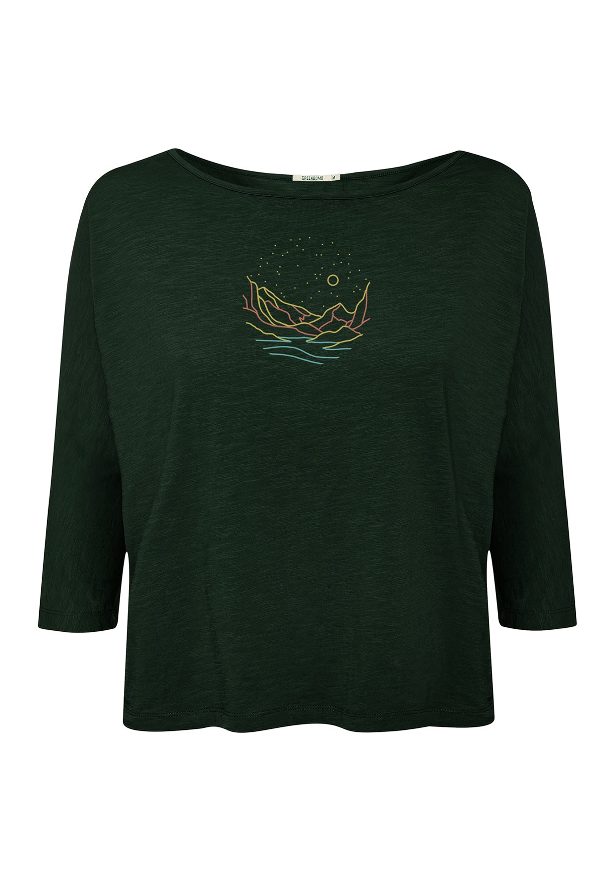 Grün:  Gemütliches Longsleeve aus Viskose (LENZING™ ECOVERO™) Mix für Damen [20220]