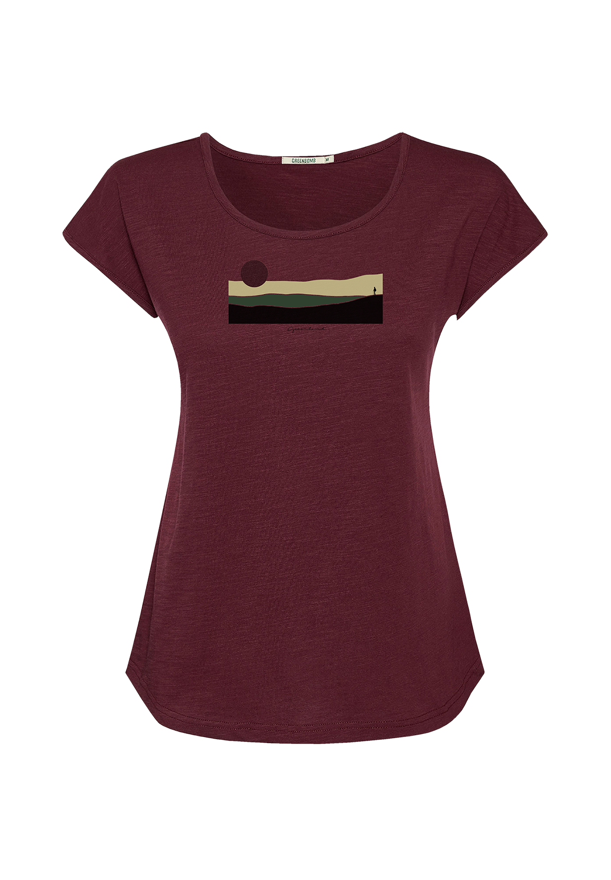 Velvet Rain: Sportliches T-Shirt aus Bio-Baumwolle für Damen [20246]