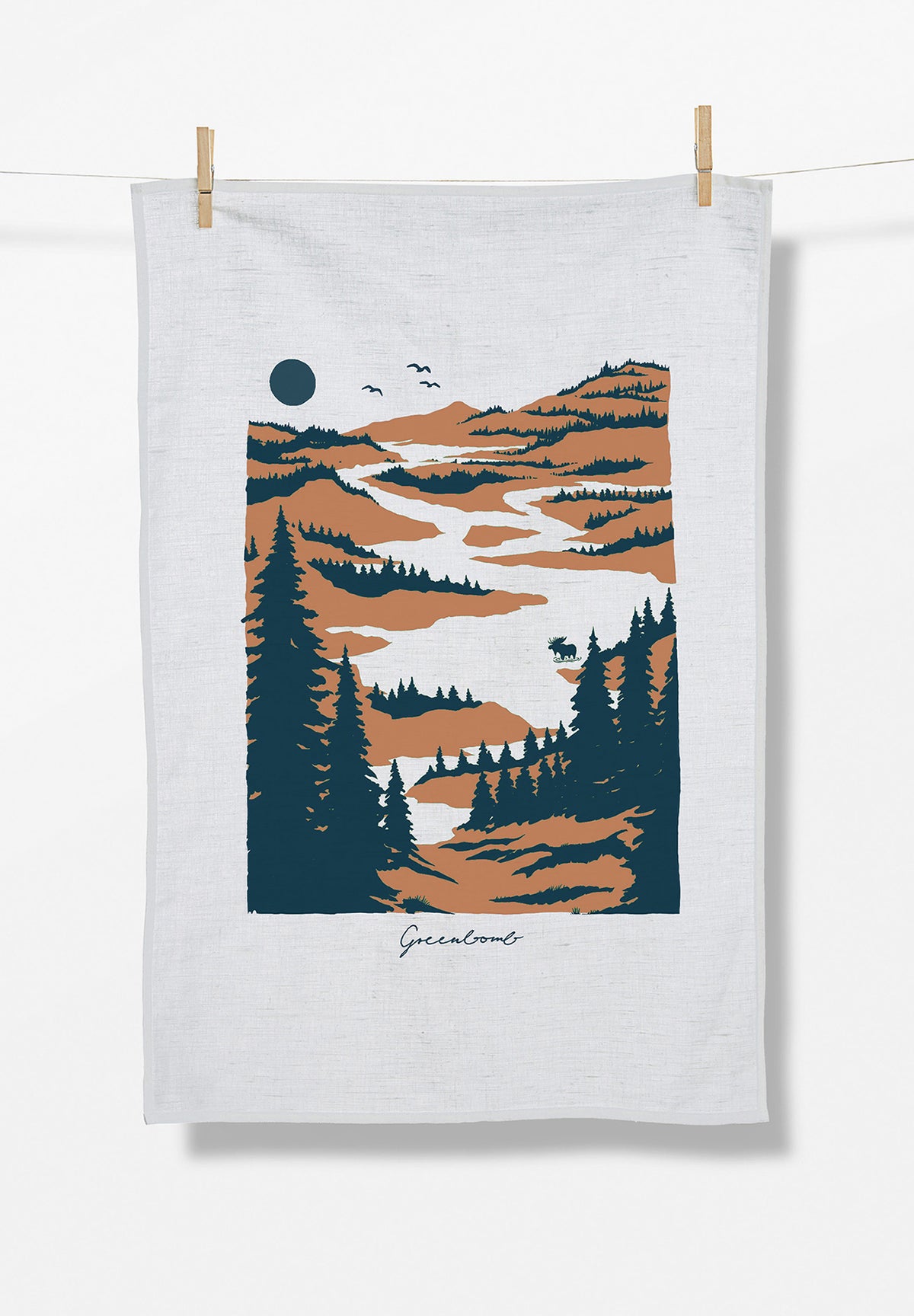 White: Praktisches Geschirrtuch aus Bio-Baumwolle für Unisex [20288]