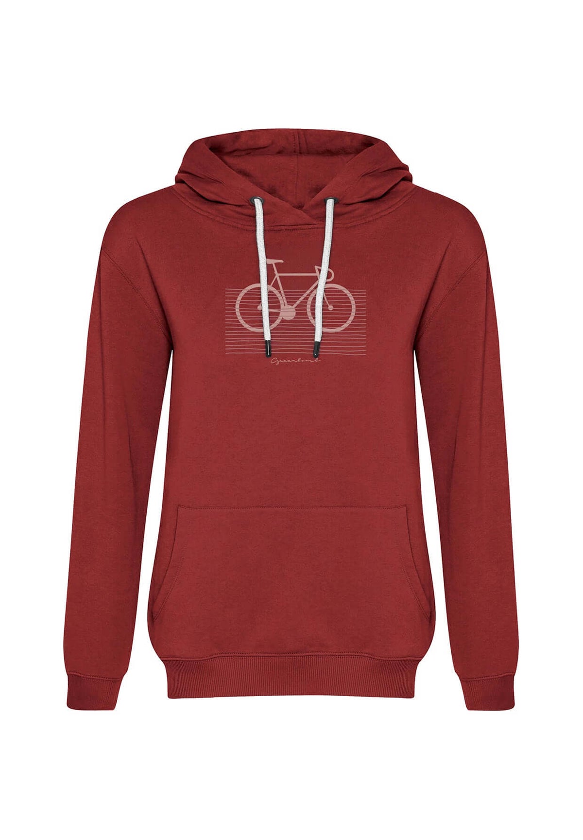 Red Berry: Gemütlicher Hoodie aus Bio-Baumwolle für Damen [20308]