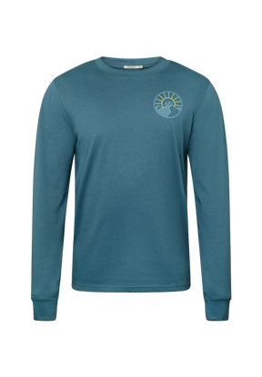 Blau:  Elegantes Longsleeve für Herren [20320]