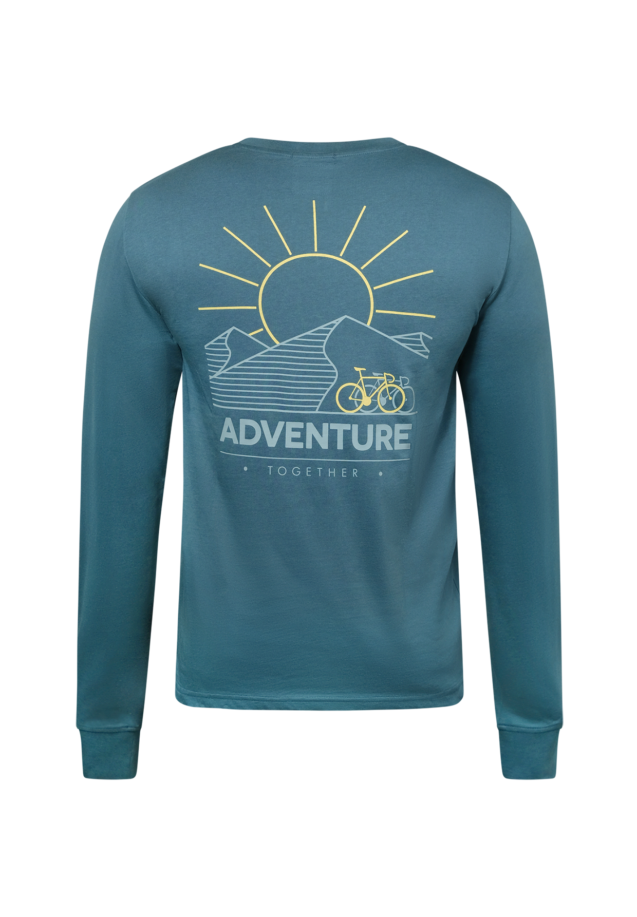 Blau:  Elegantes Longsleeve für Herren [20321]