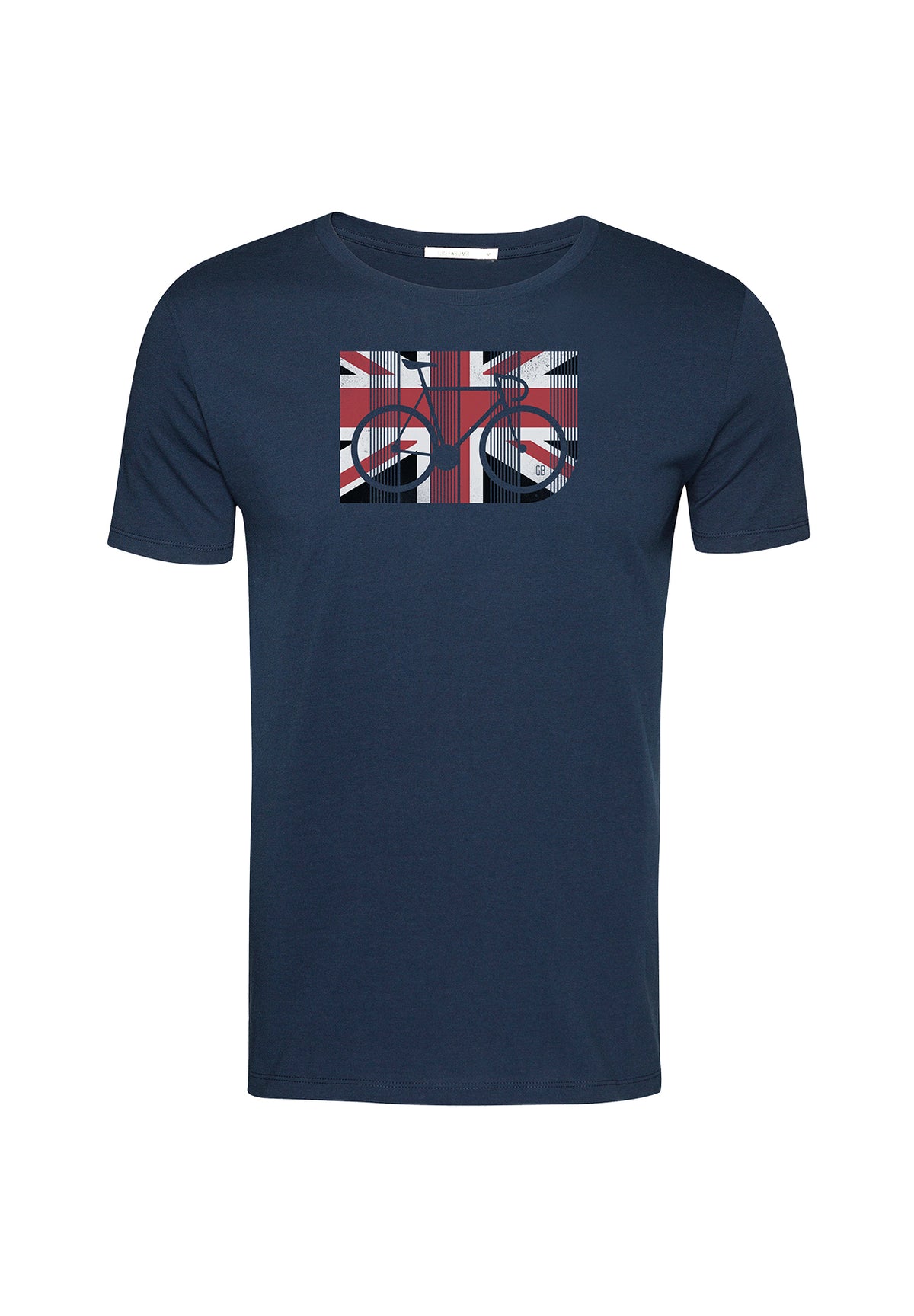 Blau:  Sportliches T-Shirt aus Bio-Baumwolle für Herren [20344]
