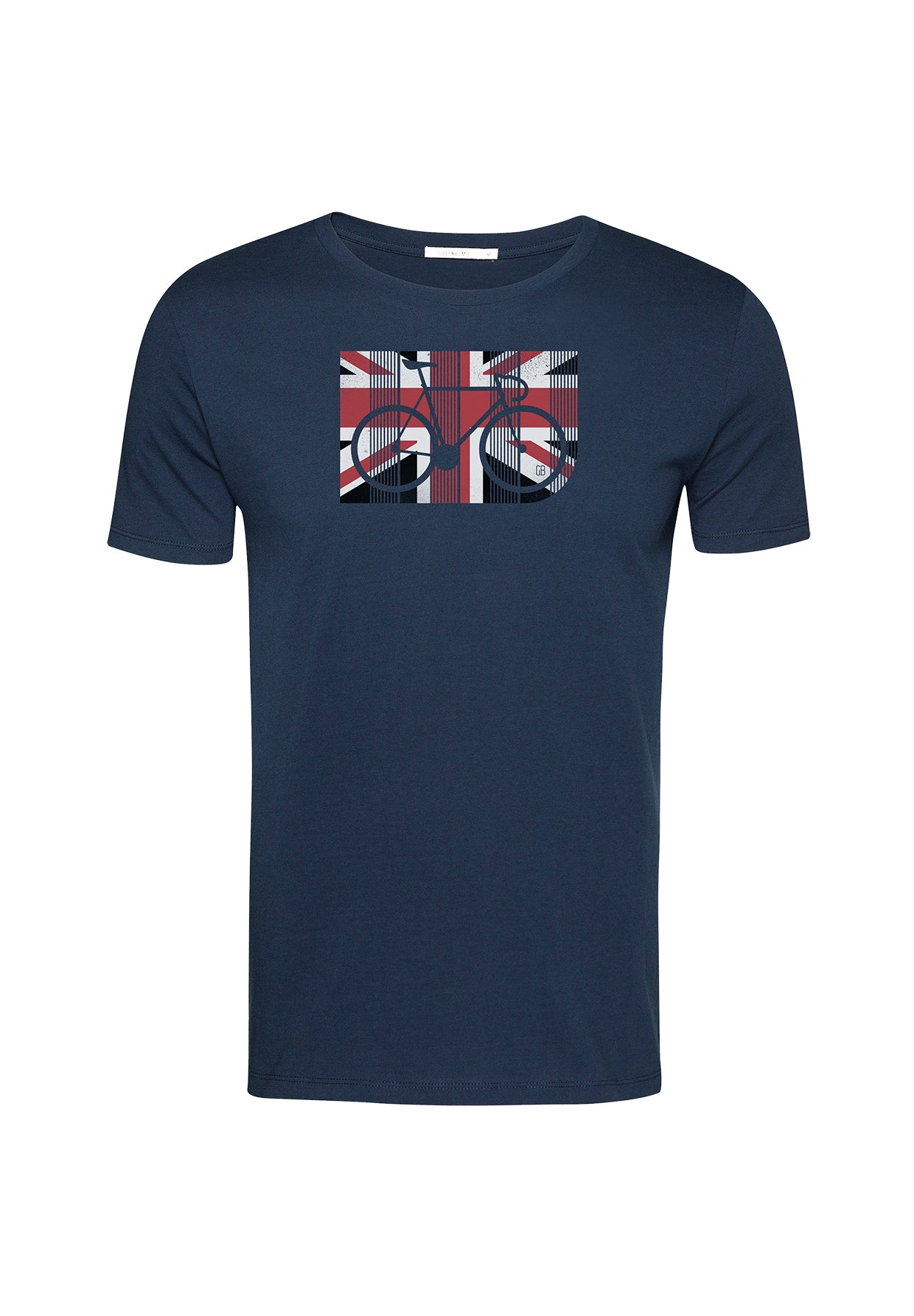Blau:  Sportliches T-Shirt aus Bio-Baumwolle für Herren [20344]