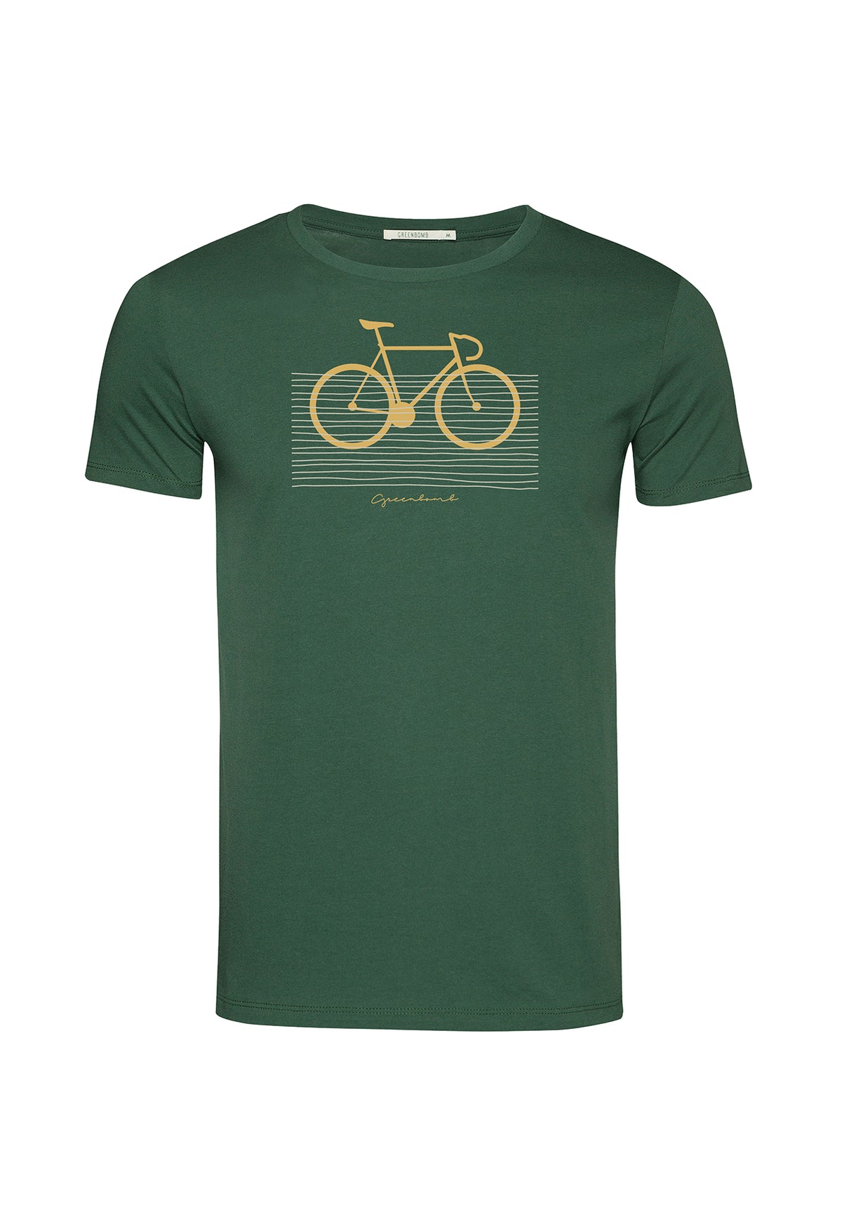 Grün:  Sportliches T-Shirt aus Bio-Baumwolle für Herren [20345]