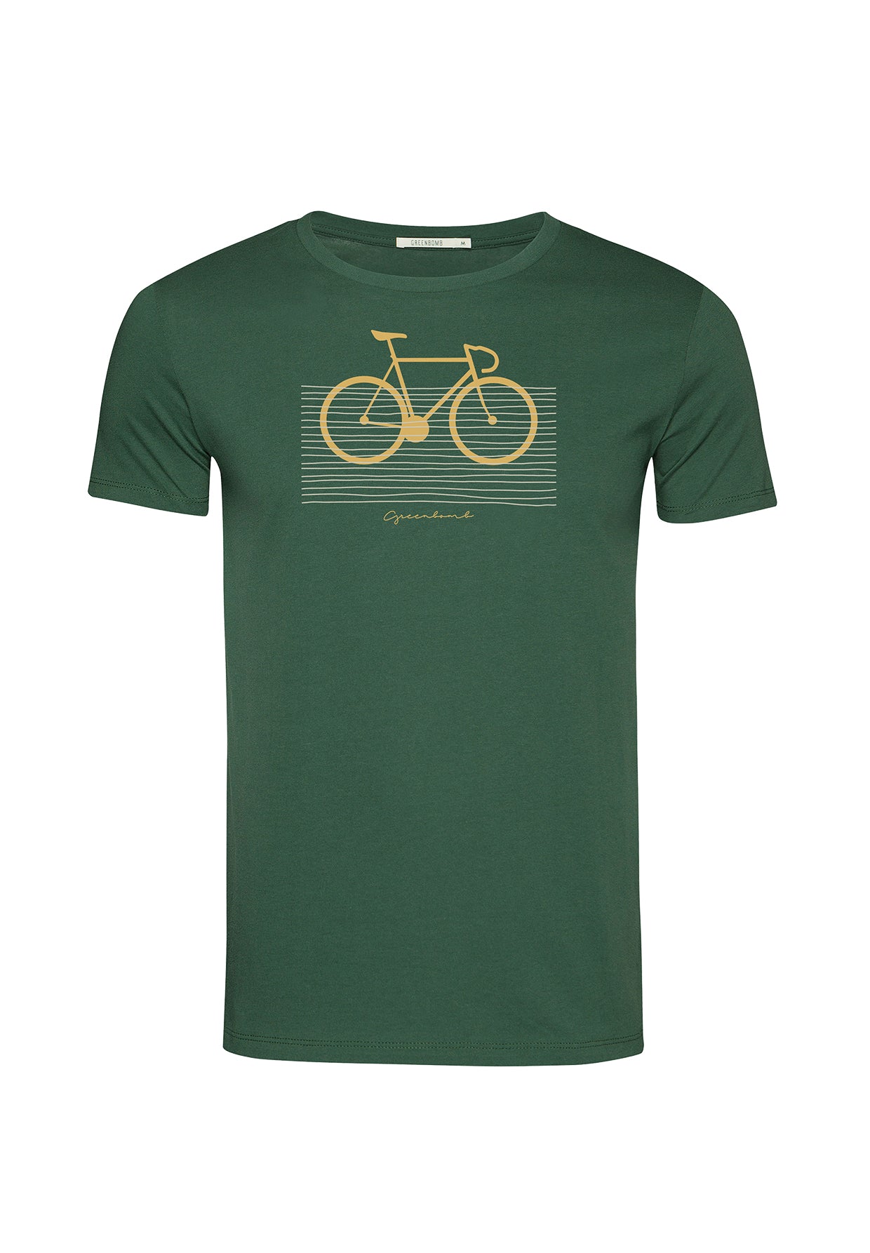 Grün:  Sportliches T-Shirt aus Bio-Baumwolle für Herren [20345]