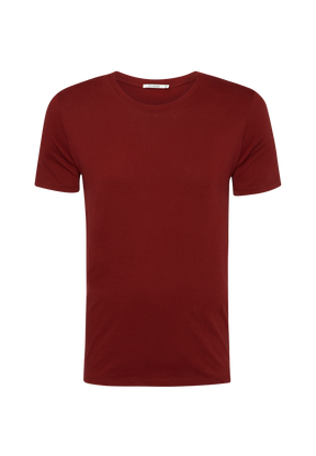 Burgundy: Sportliches T-Shirt aus Bio-Baumwolle für Herren [20353]
