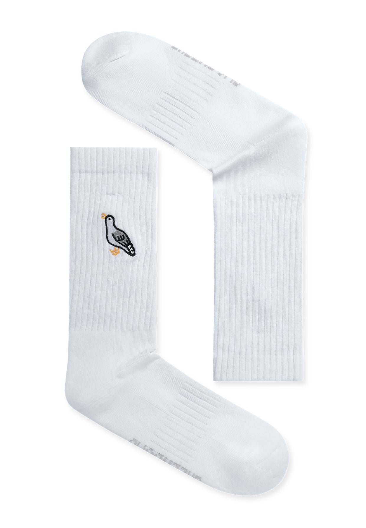 Weiß:  Lässige Socken aus Bio-Baumwoll Mix für Unisex [20379]