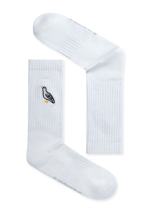 Weiß:  Lässige Socken aus Bio-Baumwoll Mix für Unisex [20379]