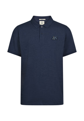 Blau:  Sportliches Polo aus Baumwoll-Mix für Herren [20397]