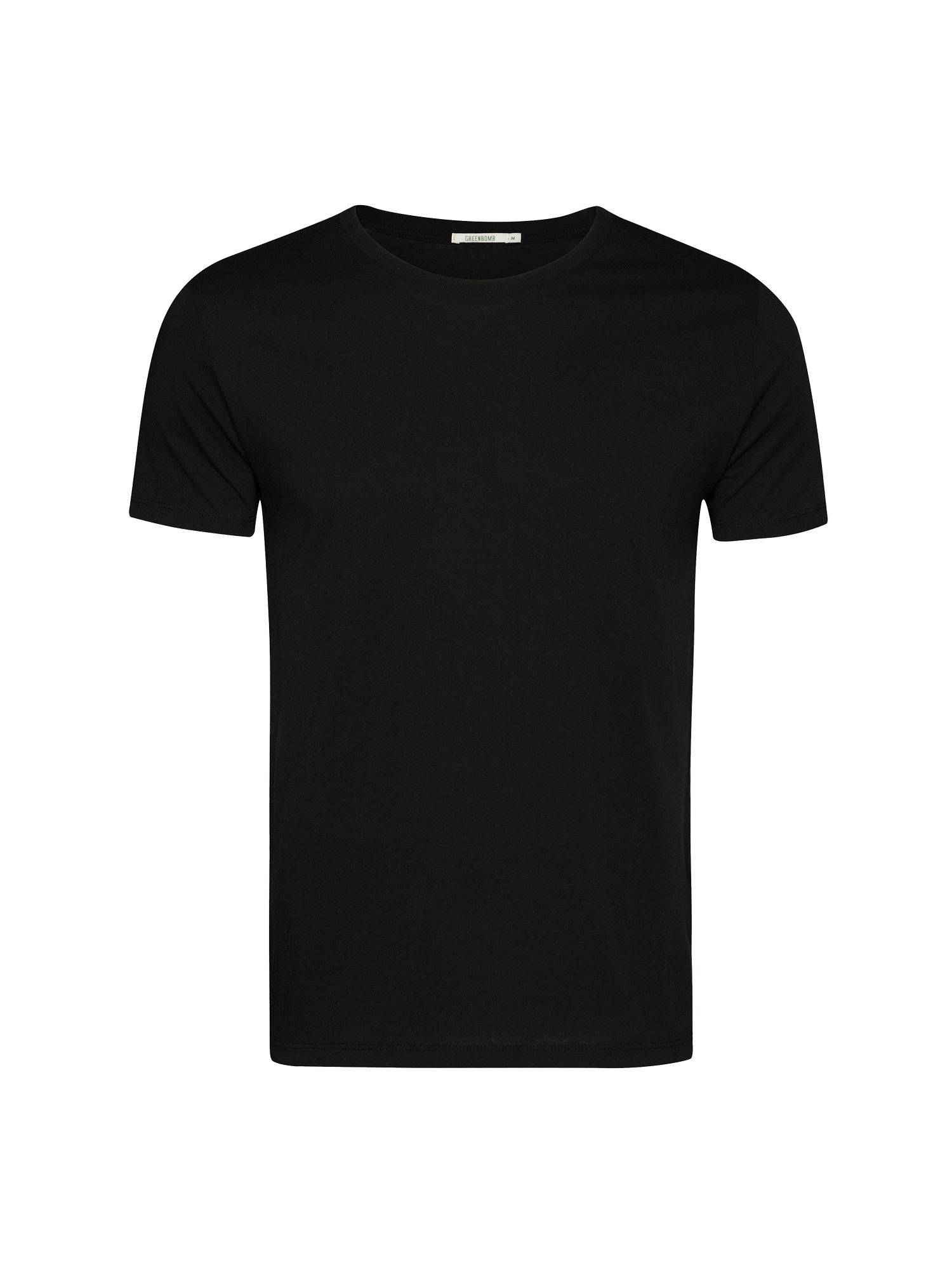 Schwarz:  Sportliches T-Shirt aus Bio-Baumwolle für Herren [20449]