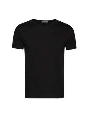 Schwarz:  Sportliches T-Shirt aus Bio-Baumwolle für Herren [20449]