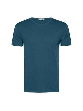 Blau:  Sportliches T-Shirt aus Bio-Baumwolle für Herren [20454]