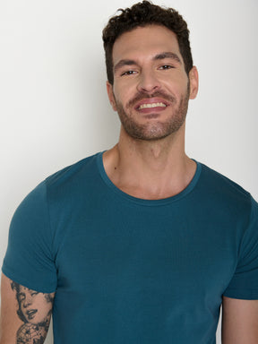 Blue Stone: Sportliches T-Shirt aus Bio-Baumwolle für Herren [20456]