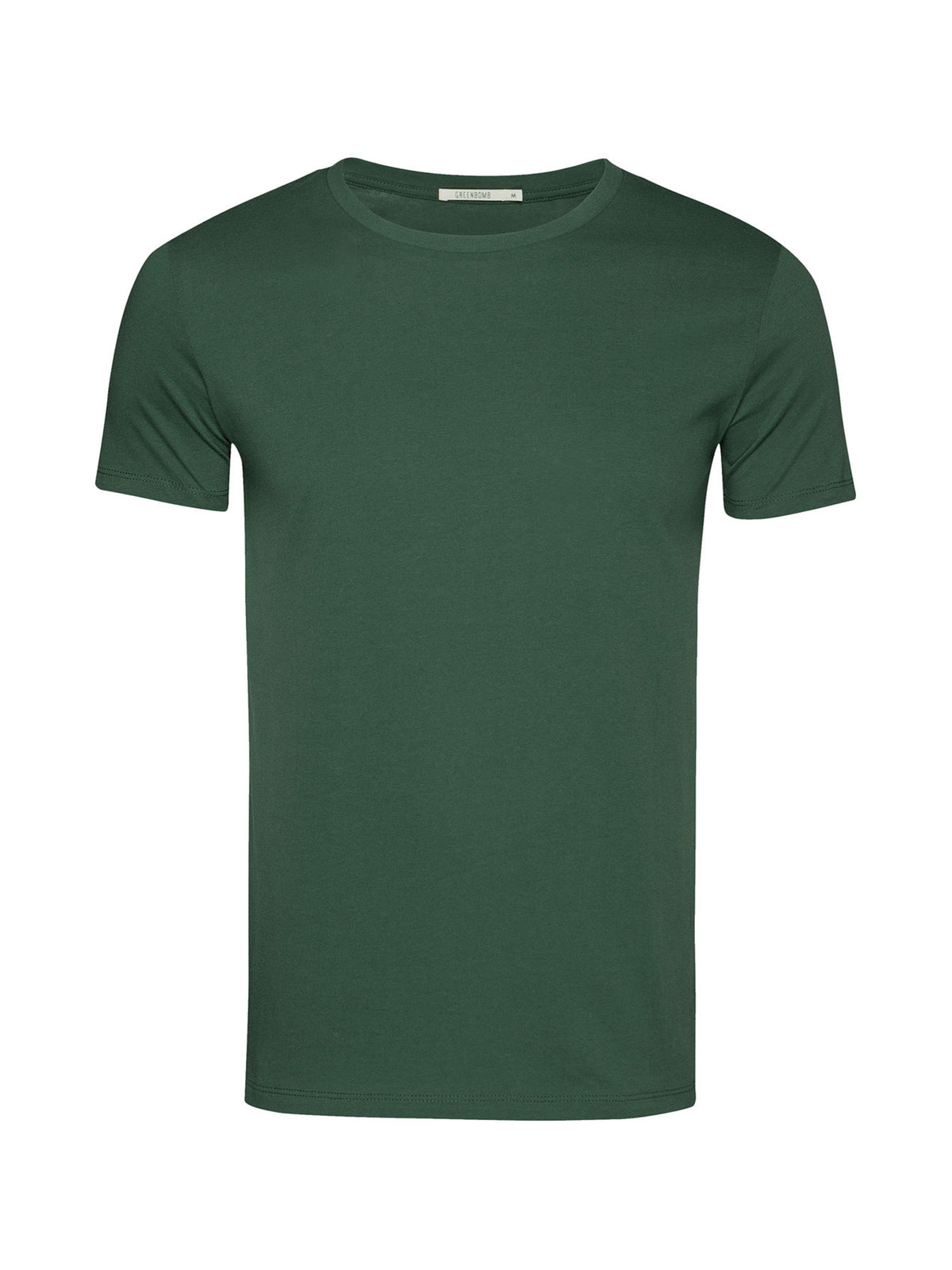 Bottle Green: Sportliches T-Shirt aus Bio-Baumwolle für Herren [20459]