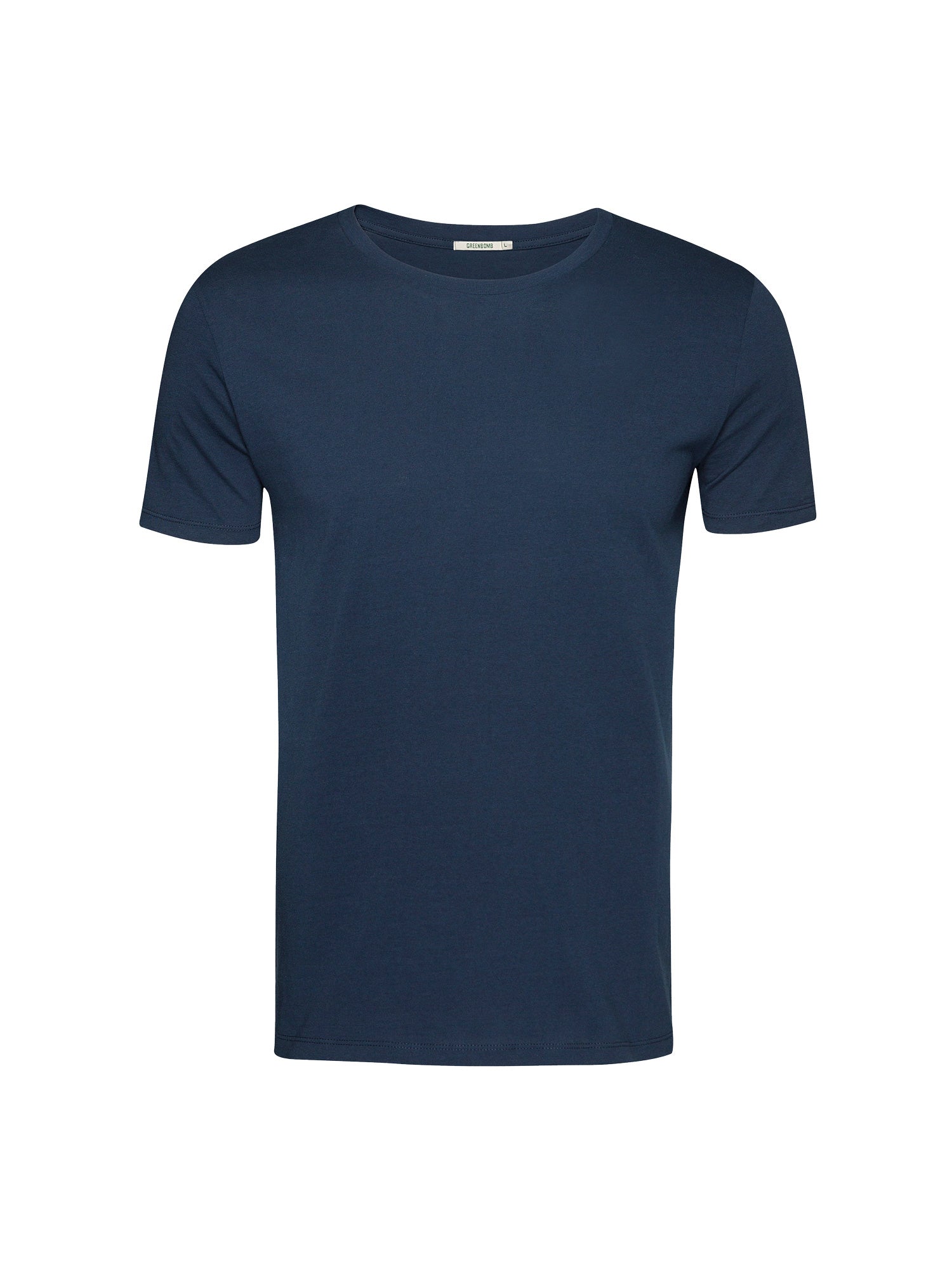 Blau:  Sportliches T-Shirt aus Bio-Baumwolle für Herren [20464]