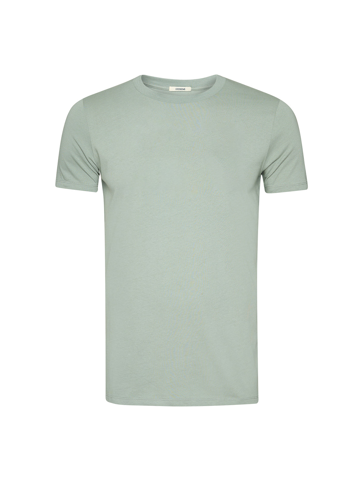 Soft Sage: Sportliches T-Shirt aus Bio-Baumwolle für Herren [20469]