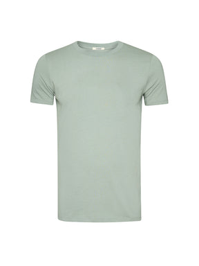 Soft Sage: Sportliches T-Shirt aus Bio-Baumwolle für Herren [20469]