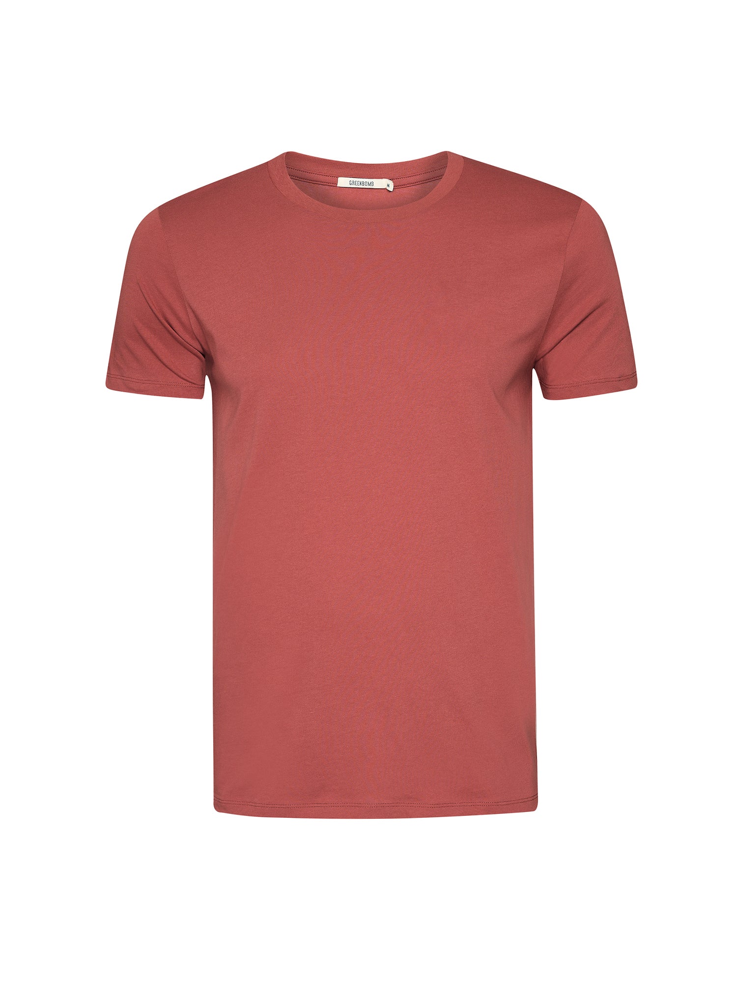 Sunset Red: Sportliches T-Shirt aus Bio-Baumwolle für Herren [20474]