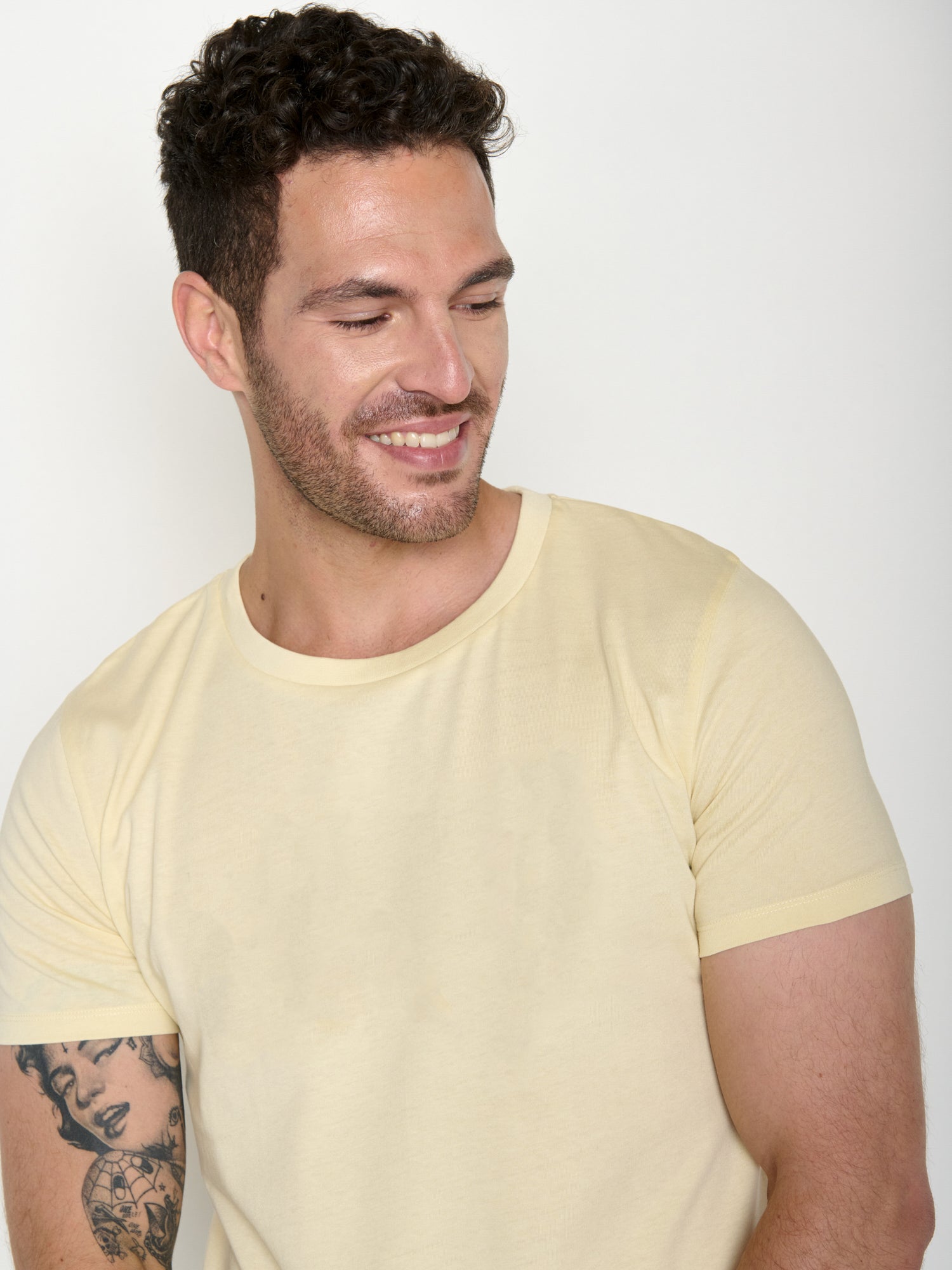 Vanilla Ice: Sportliches T-Shirt aus Bio-Baumwolle für Herren [20486]