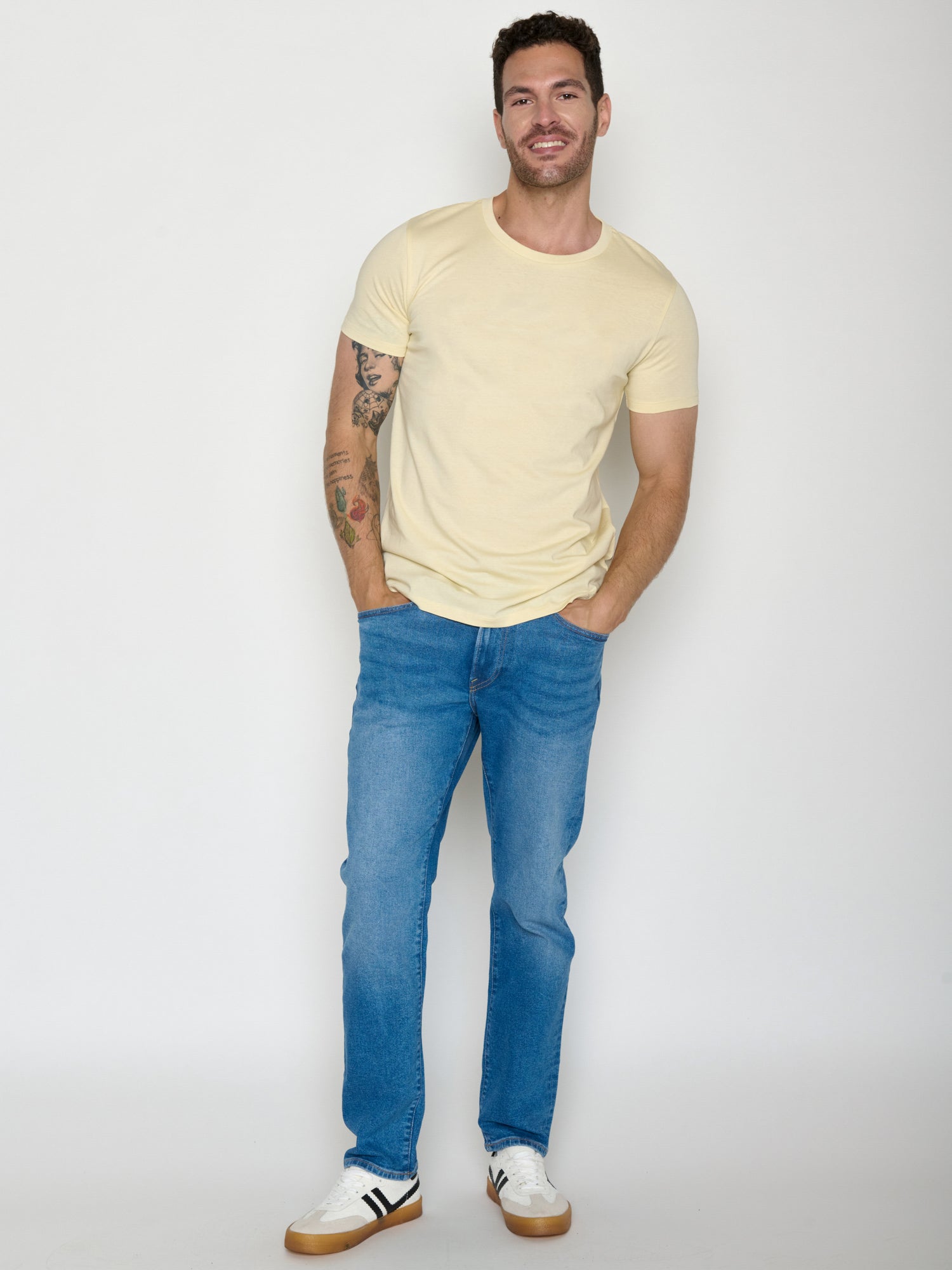 Vanilla Ice: Sportliches T-Shirt aus Bio-Baumwolle für Herren [20487]