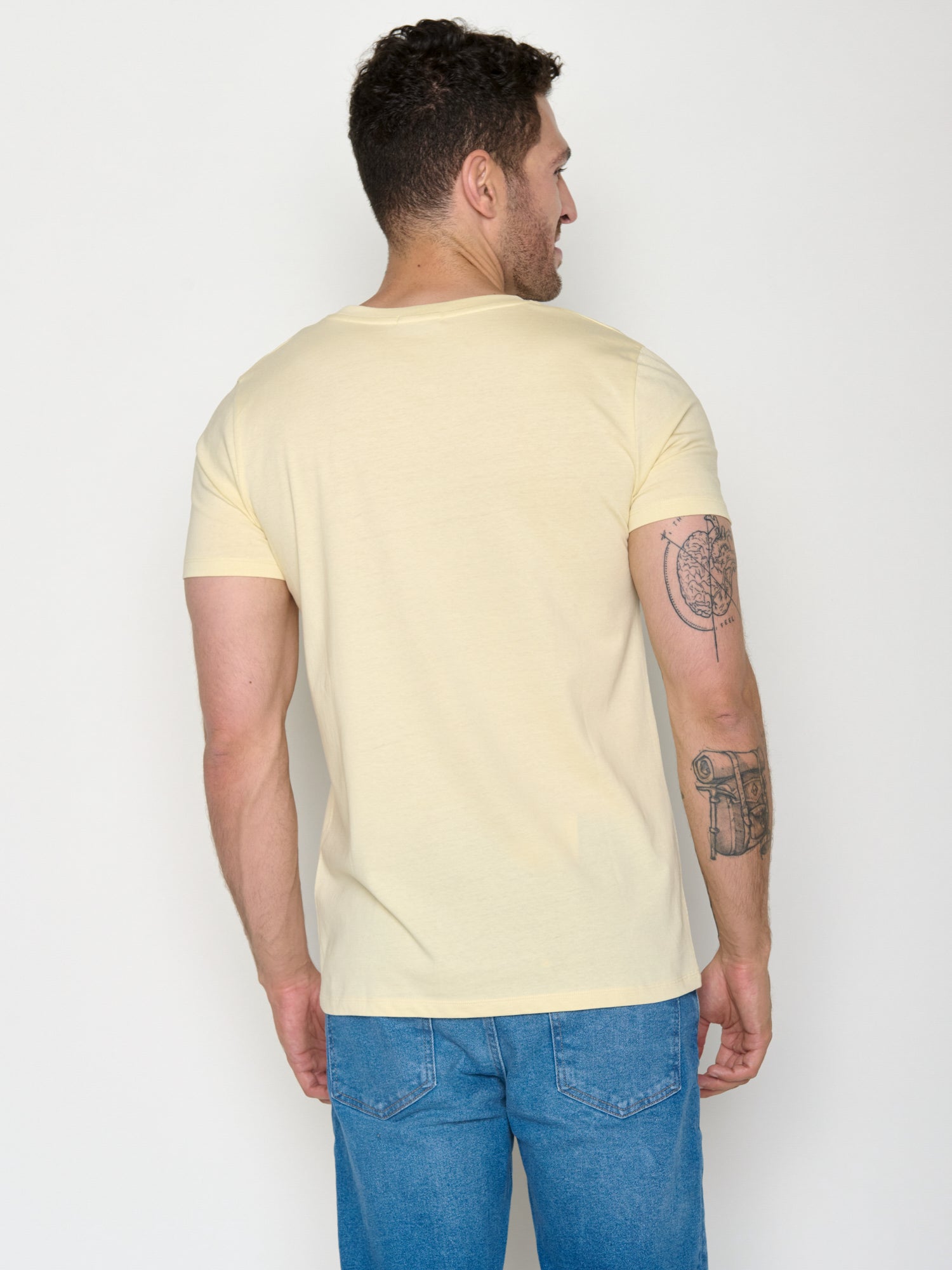 Vanilla Ice: Sportliches T-Shirt aus Bio-Baumwolle für Herren [20488]