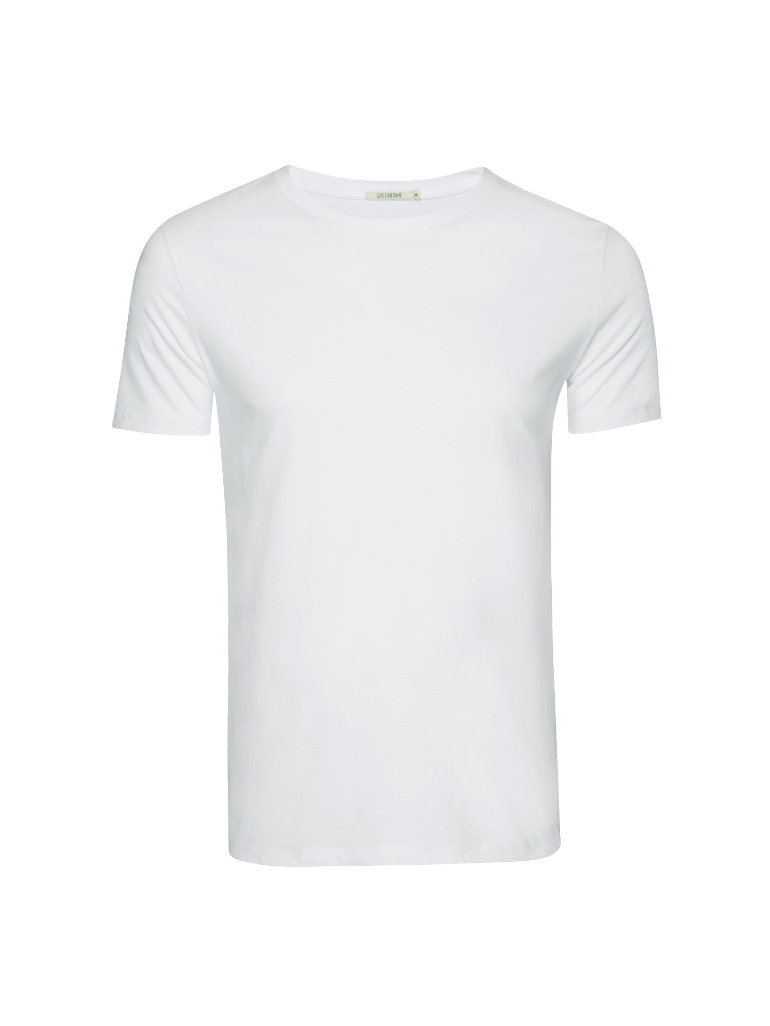 Weiß:  Sportliches T-Shirt aus Bio-Baumwolle für Herren [20489]