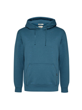 Tidal Blue: Gemütlicher Hoodie aus Bio-Baumwolle für Herren [20507]