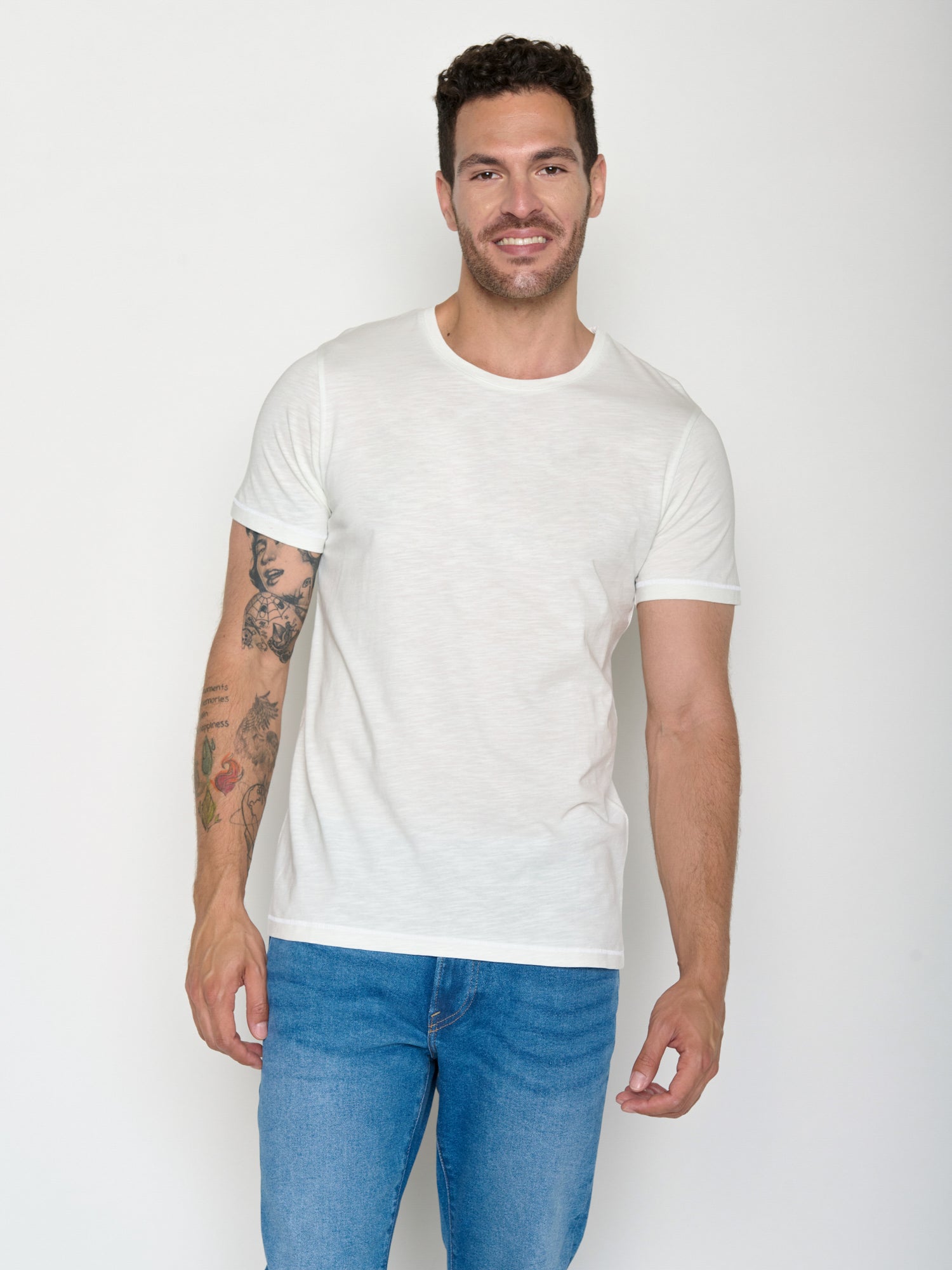 Moonstone: Sportliches T-Shirt aus Bio-Baumwolle für Herren [20524]