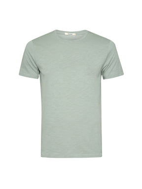 Soft Sage: Sportliches T-Shirt aus Bio-Baumwolle für Herren [20533]