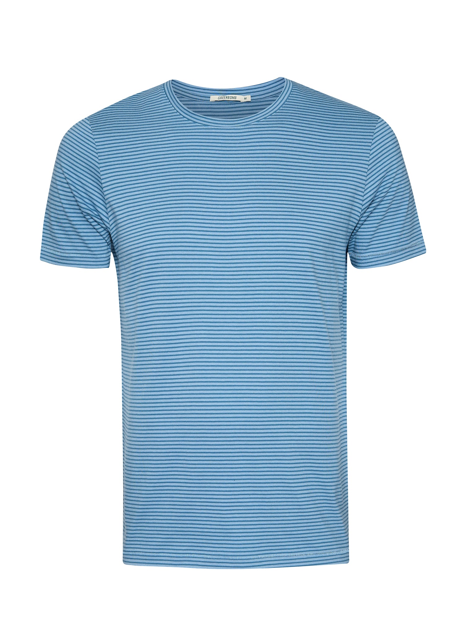 Tide Stripes: Sportliches T-Shirt aus Bio-Baumwolle für Herren [20538]